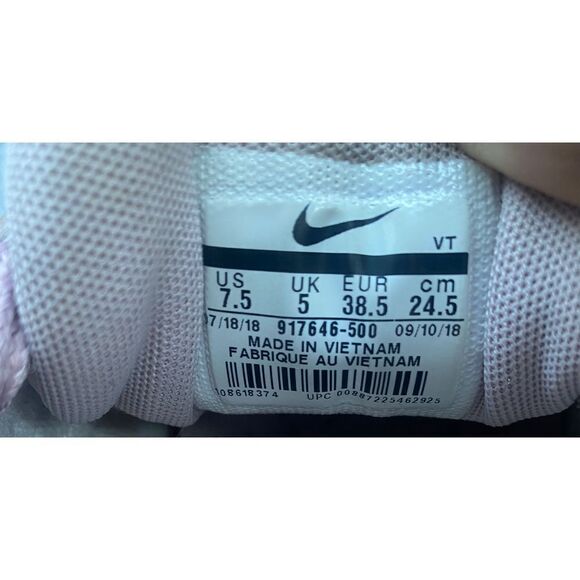 Nike Women’s Air Max 97 Premium 917646-500 Lace Up Pink Sneaker Shoes Sz 7.5 US - Picture 4 of 11